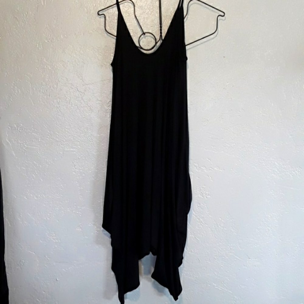 Roller coaster rayon pant dress